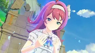 The Knave Farewell to Clervie Cutscene Animation | Genshin Impact 4.6 4K