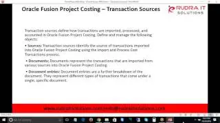 Oracle Fusion PPM Cloud_Project Costing_Overview on Trasaction Sources