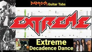 Decadence Dance - Extreme - Guitar + Bass TABS Lesson