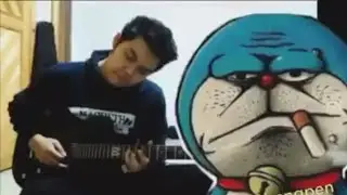 Doraemon metal cover