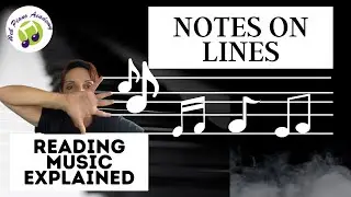 Notes on Lines: how to read music. Reading Music Explained