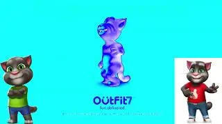 Outfit7 Logo with 1 Billion Downloads Effects