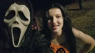VLOG: Хэллоуин 2024, смотрим кино на кладбище.  31,10,24.