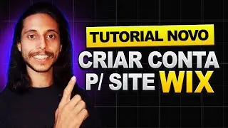 Como criar uma conta para site na WIX - ATUALIZADO 2024