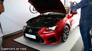 Lexus RC F  Start up and Loud Revs  Exhaust Sound