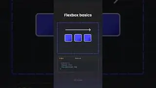 Flexbox Basics Part One #css #flexbox #javascript #webdevelopment #shorts #coding #xdcode