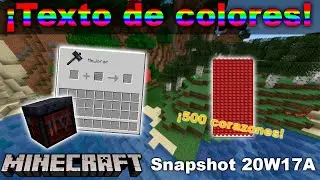 REGLAS DE MUNDO, RENDERIZADO DE OBJETOS, ATTRIBUTE, CHAT DE COLORES | MINECRAFT 1.16 SNAPSHOT 20W17A