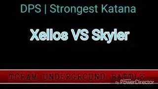 TUB: Xellos vs ☆Skyler - DPS battle | Strongest Katana