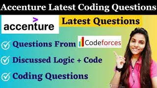 Accenture Coding Questions | Codeforces coding questions asked in Accenture 😮 