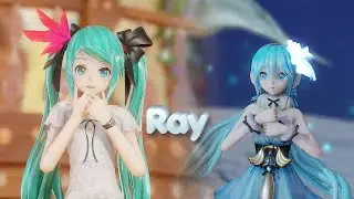 (MMD) Ray (Bump of Chicken feat. Miku), Short ver. 4К
