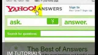 Yahoo Answers Get Started Guide