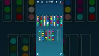 BALL SORT PUZZLE LEVEL 404