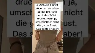 Sitzt mein BH richtig?