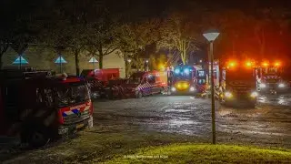 Oefening zeer grote brand in de Brinkhof Norg