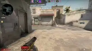 CSGO Dust 2: Low HP No Armour Ace