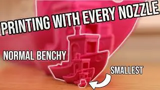 Start Swapping Nozzles!  Printing With Every Bambu Nozzle Size