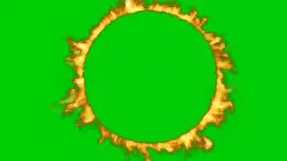 Green screen || fire fram