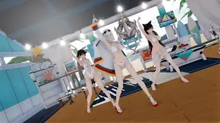 【Azur Lane MMD】 Side to side 【IJN Takao/高雄, Atago/愛宕, KMS Tirpitz / ティルピッツ】