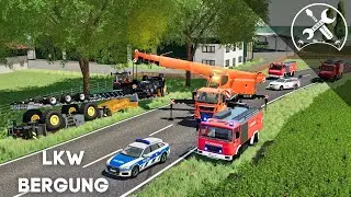LS22 -🚧 Der INSEL BAUHOF - SCHWIERIGE LKW BERGUNG! Da müssen Profis ran! 😱 Teil 6