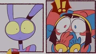 Pomni confesses her love for Jax❤️ | Pomni x Jax  | The Amazing Digital Circus Comic Dub