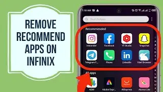 Delete Recommended Apps on 