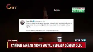 CAMİDEN YAPILAN ANONS SOSYAL MEDYADA GÜNDEM OLDU