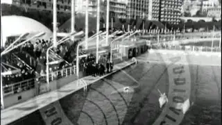 Exposición de kayaks en el Principado,1966