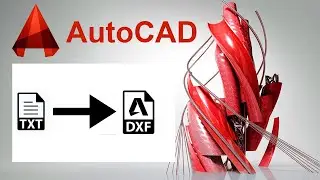 Текст форматындағы нүктелерді автокадка жүктеу