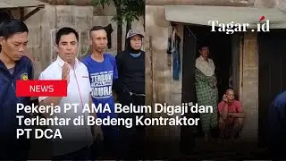 Pekerja PT AMA Belum Digaji dan Terlantar di Bedeng Kontraktor PT DCA