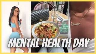 I skipped work to take a mental health day- self care vlog, solo date, skin care & gym shark haul