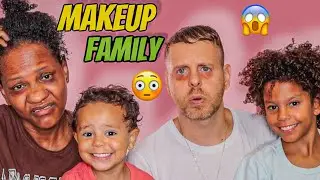 Family Makeup Transformation  😱 