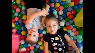 Ball Pit fun with Zoe and Boti