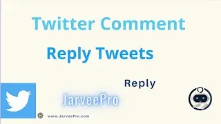 Tweet Replies With Multiple Accounts in JarveePro #jarveepro #tweet #reply