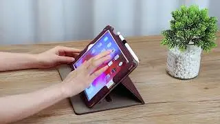 Fintie iPad 9.7 2018 2017 / iPad Air 2 / iPad Air Multi Angle Viewing Folio Case V1