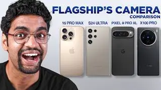 iPhone 16 Pro Max vs Samsung S24 Ultra vs Google Pixel 9 Pro XL vs Vivo X100 Pro Camera Comparison