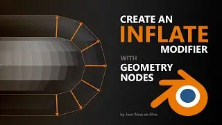 Blender 3.0 Beginner Tutorial - Create Inflate Modifier in Geometry Nodes