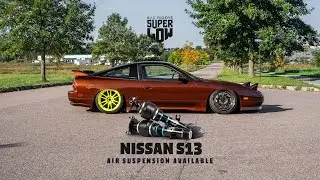 Bagged Nissan S13 240sx | Super Low Air Suspension