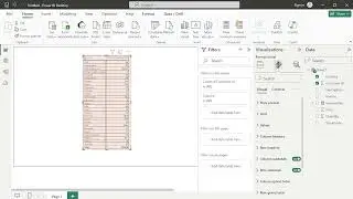 Table/Matrix Visualizations Quick tool tips and layout designing (PowerBi)