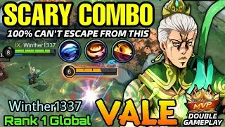 Vale Scary One Shot Combo!! - Top 1 Global Vale by Winther1337 - MLBB