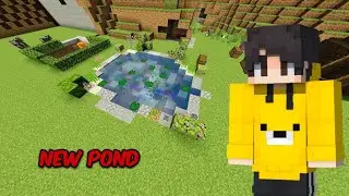 I make a pond in Minecraft Survival Series 🔥