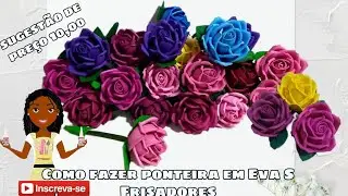 Ponteira em Eva fácil de fazer Sem Frisadores