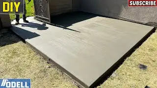 EASY BEGINNER CONCRETE SHED SLAB!