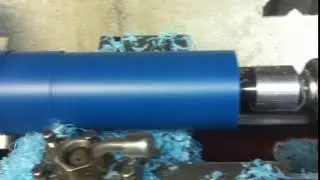 wax on the lathe