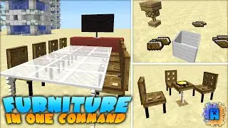 Minecraft: Working Furniture in only one command!