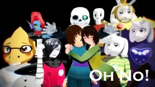 [mmd,UNDERTALE] Oh No! [Motion DL]