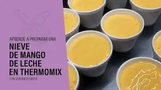 Nieve de MANGO de leche en THERMOMIX