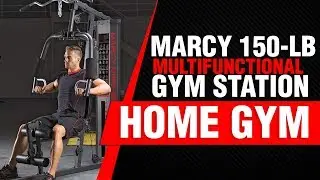Marcy 150-lb Multifunctional Home Gym Station for Total Body Training