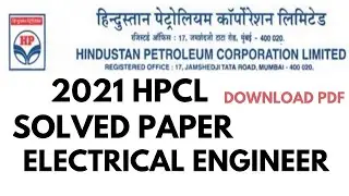 HPCL 2021 Electrical Solved Paper | HPCL 11/08/2021 solved paper
