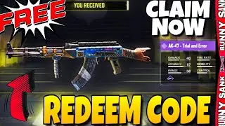 FREE AK47 Trail & Error | cod mobile new redeem code 2021