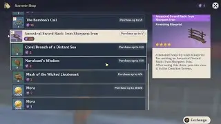 How to unlock the electro sigil shop and what the shop contains for Genshin Impact Version 2.4
